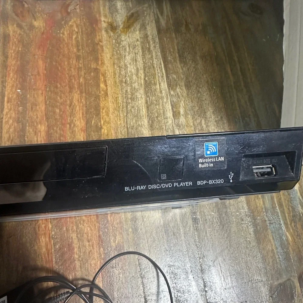Sony BDP-BX320 Blu-ray DVD Player Built-in Wi-Fi Streaming HDMI Black